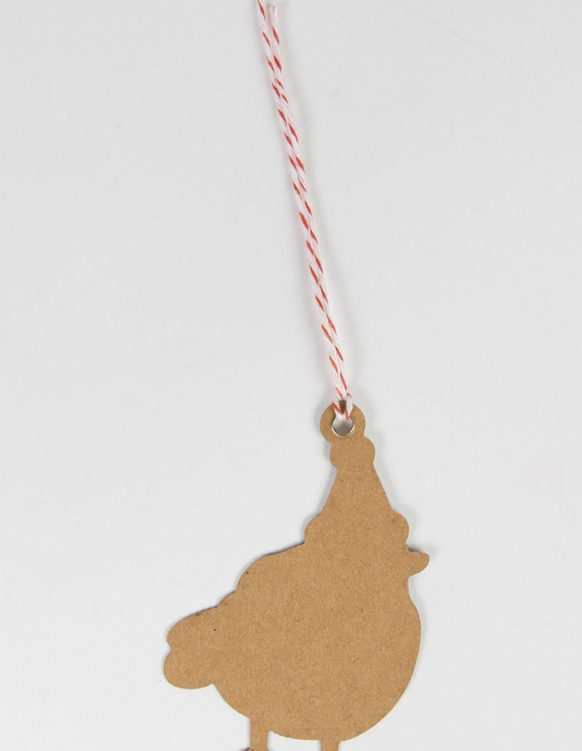 Christmas Robin Gift Tags -Set Of 10