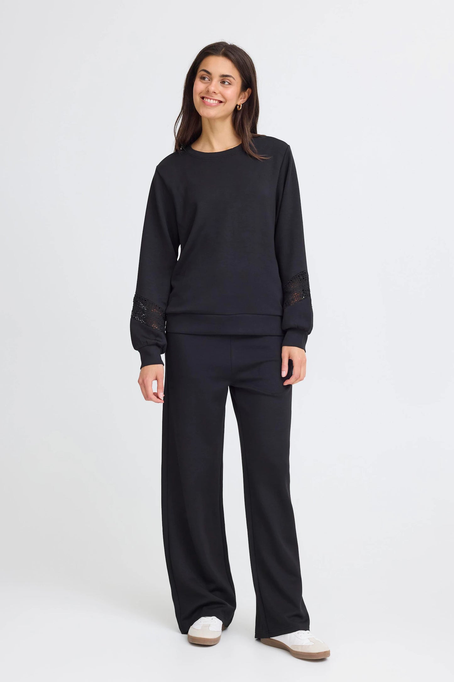 FRAURORA PANTS - BLACK