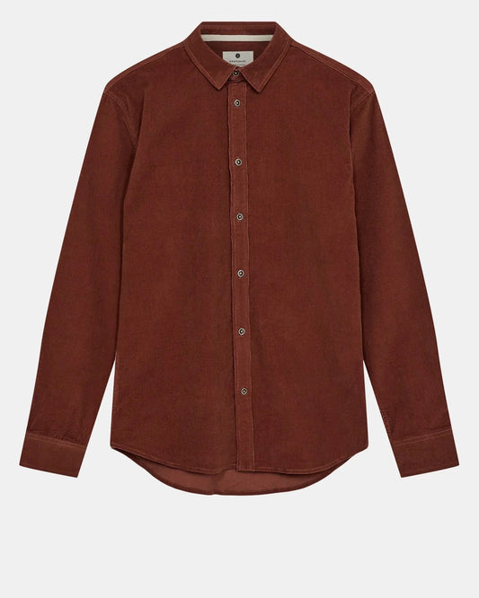 AKLEIF SOLID CORD SHIRT
