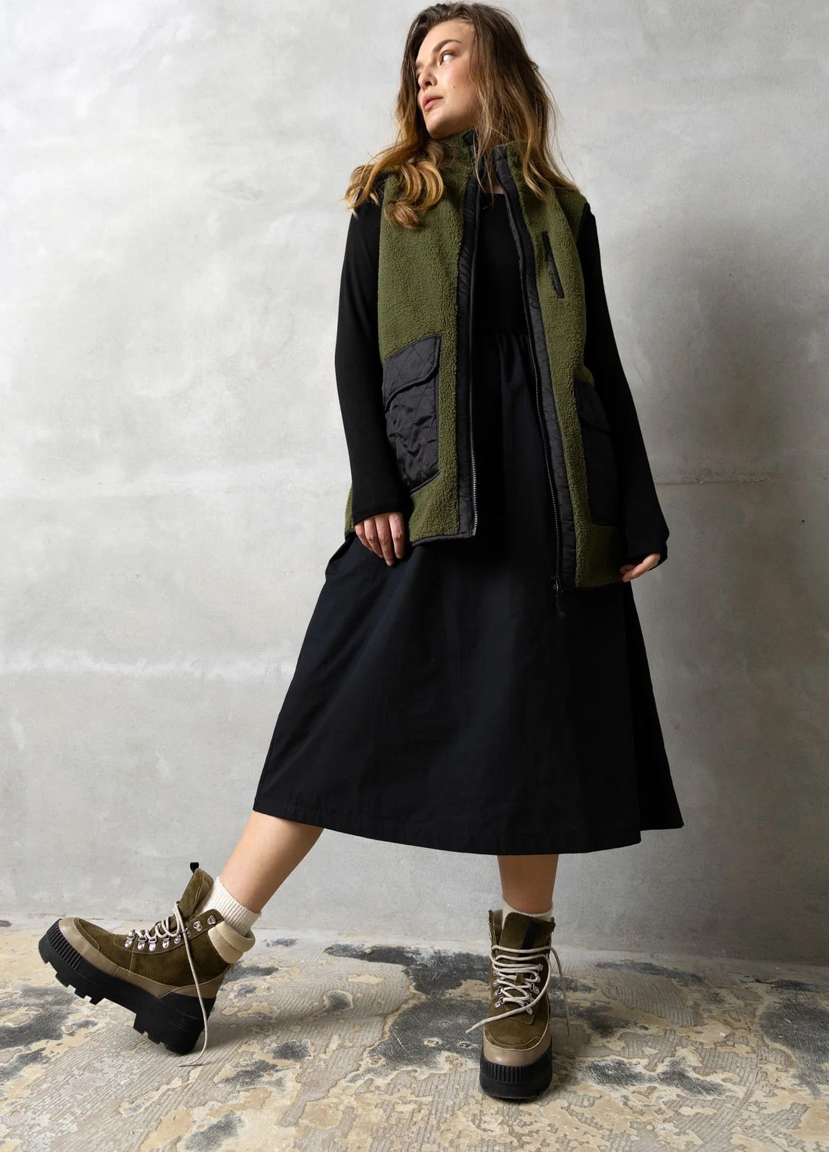 LENNON mix pile waistcoat