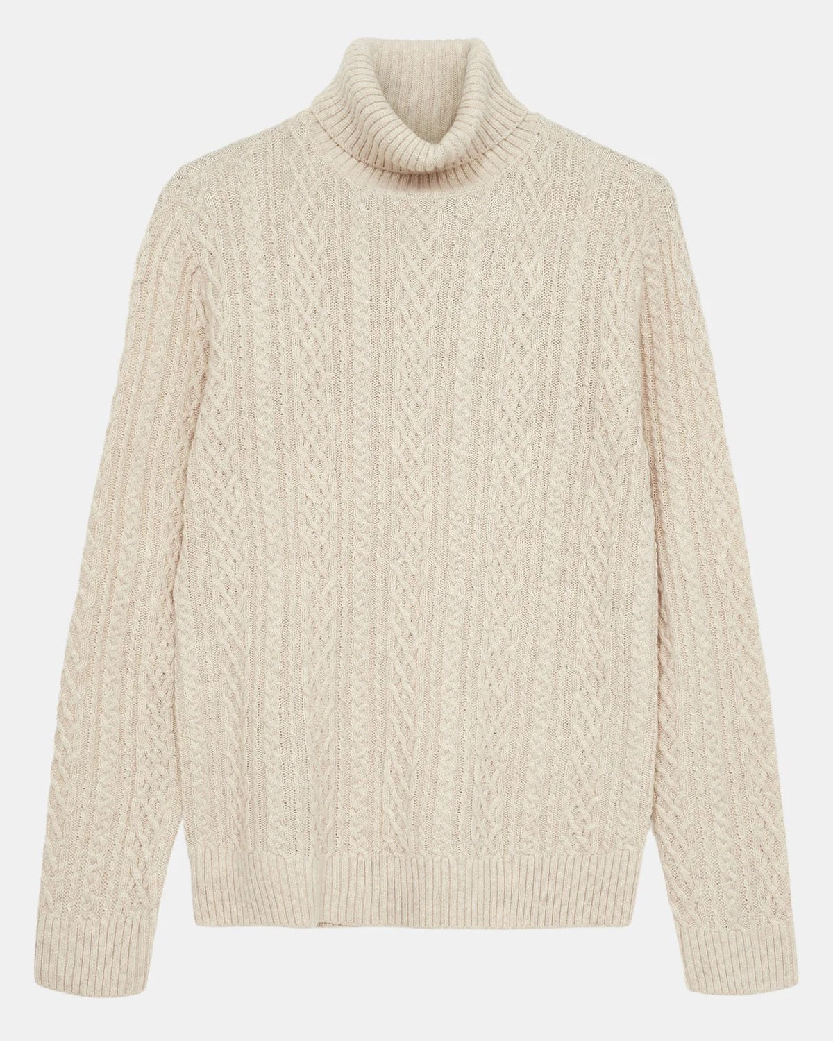 AKSUNE CABLE ROLL NECK