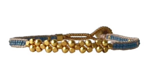 Jill Bunch Petrol Bracelet