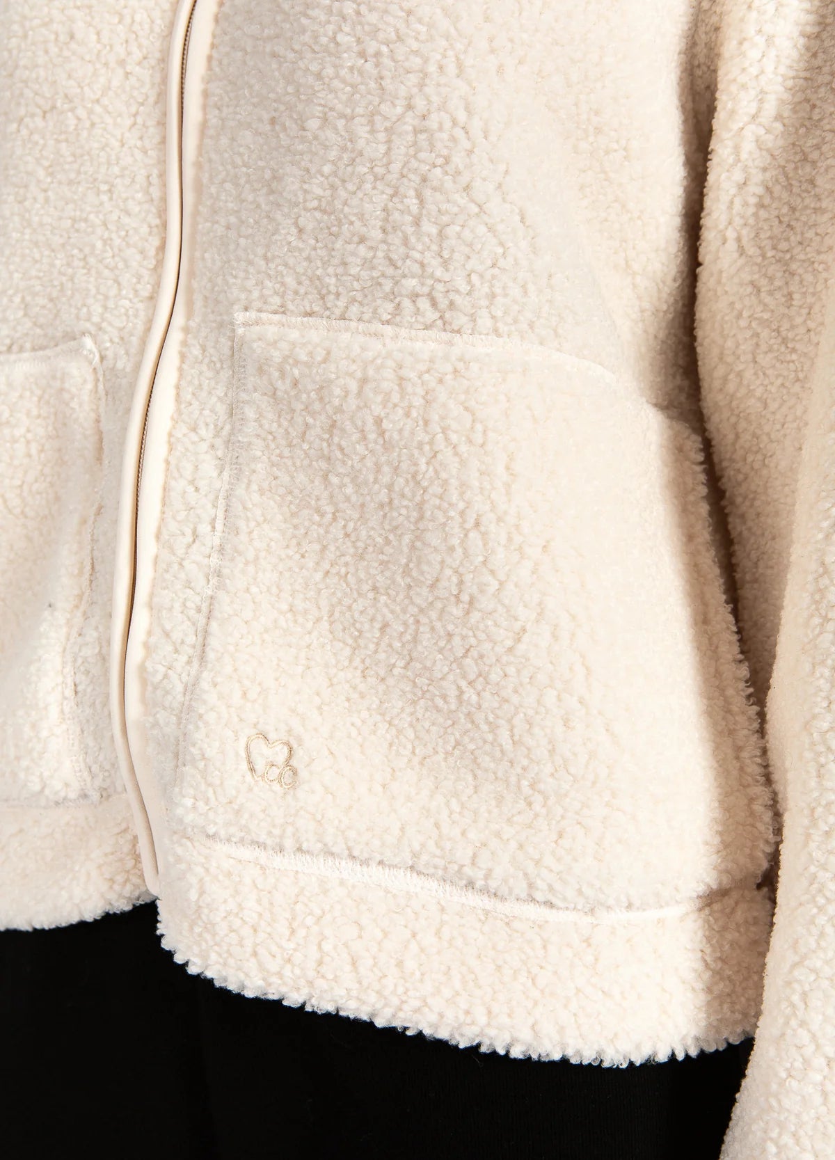 CC Heart JAMIE Fleece Zip Sweater