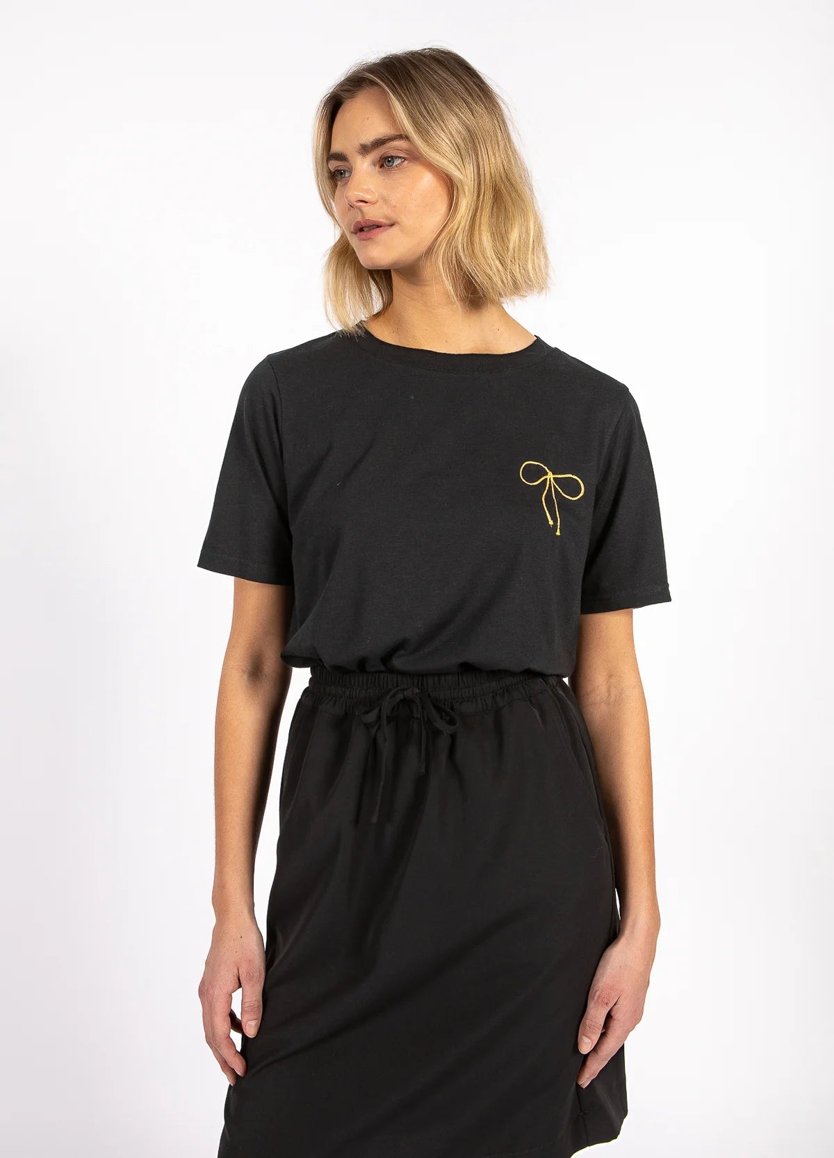 CC Heart TINY BOW Tee