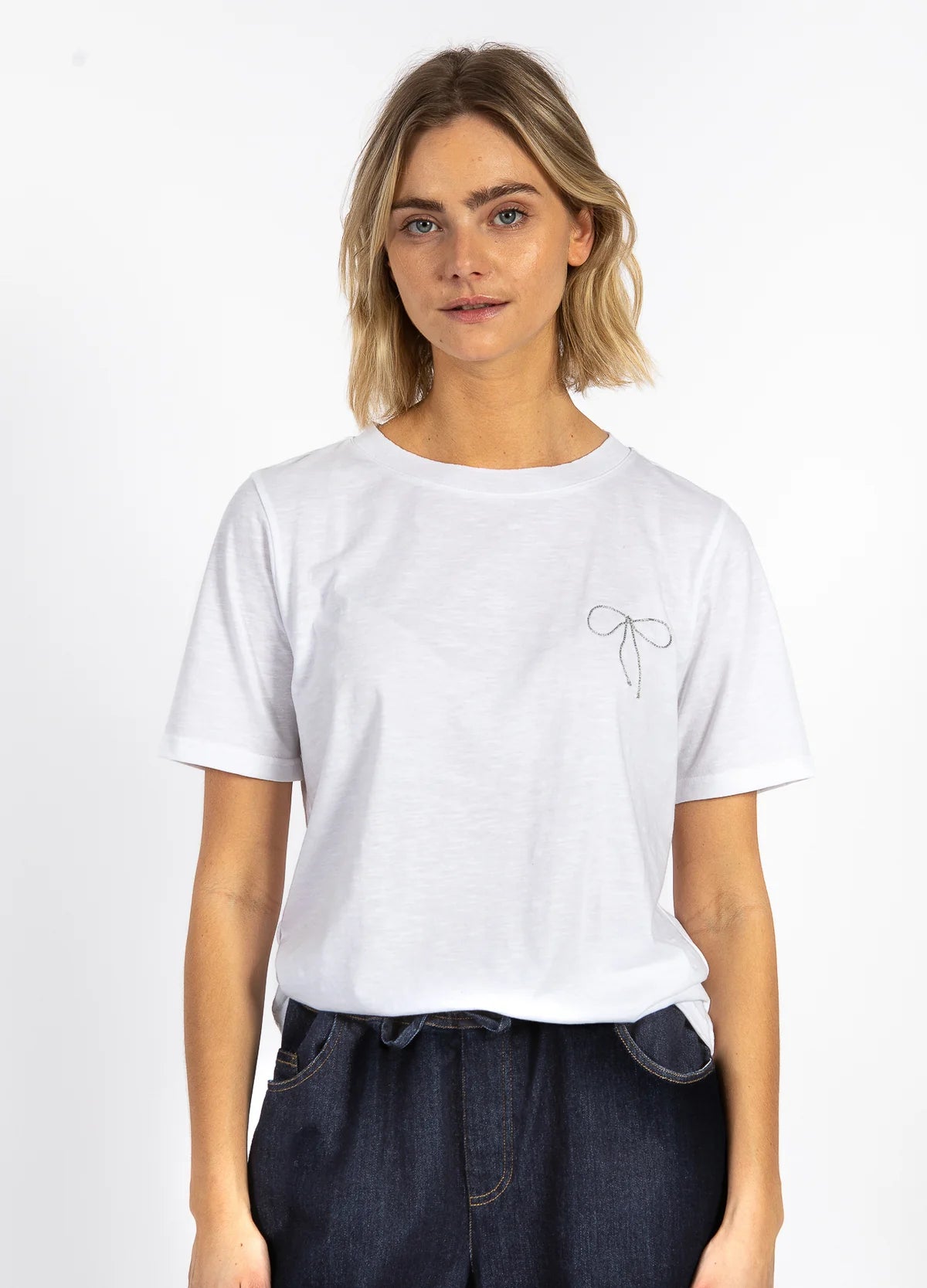 CC Heart TINY BOW Tee