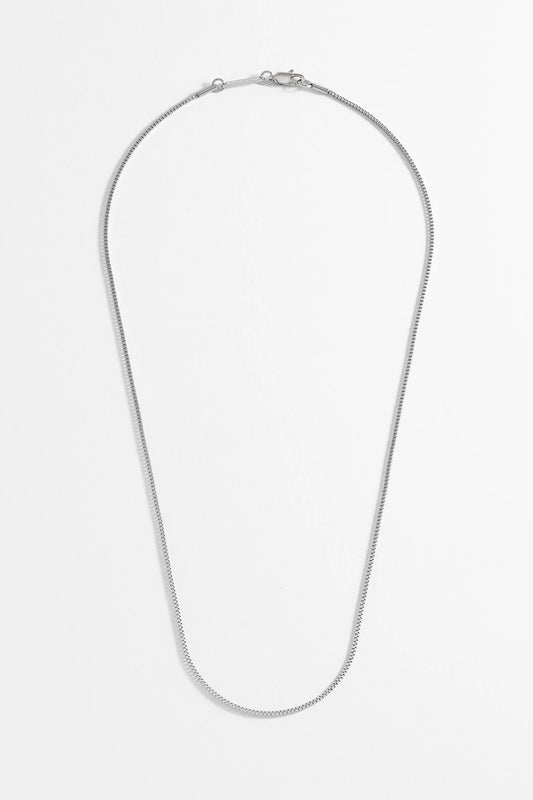 Mens Box Chain Necklace 1.2MM