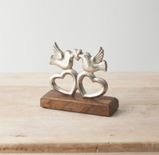 Love Birds Ornament, 12cm