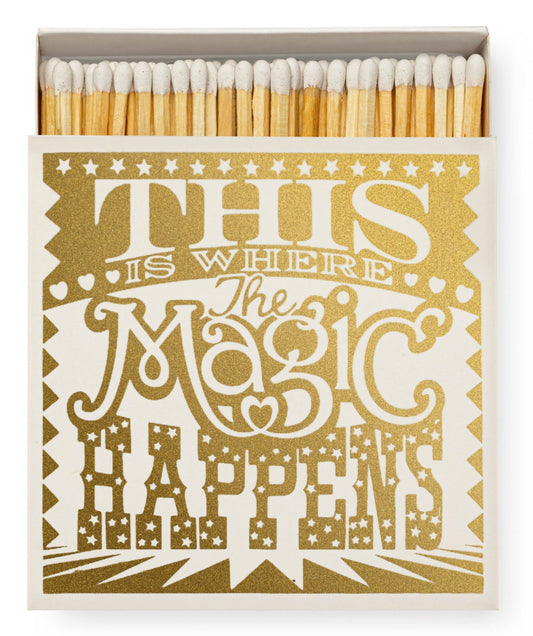 This is Where The Magic Happens Matchbox