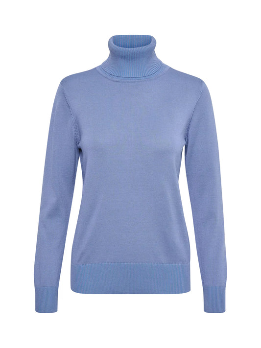 MilaSZ Roll Neck Pullover - Colony Blue