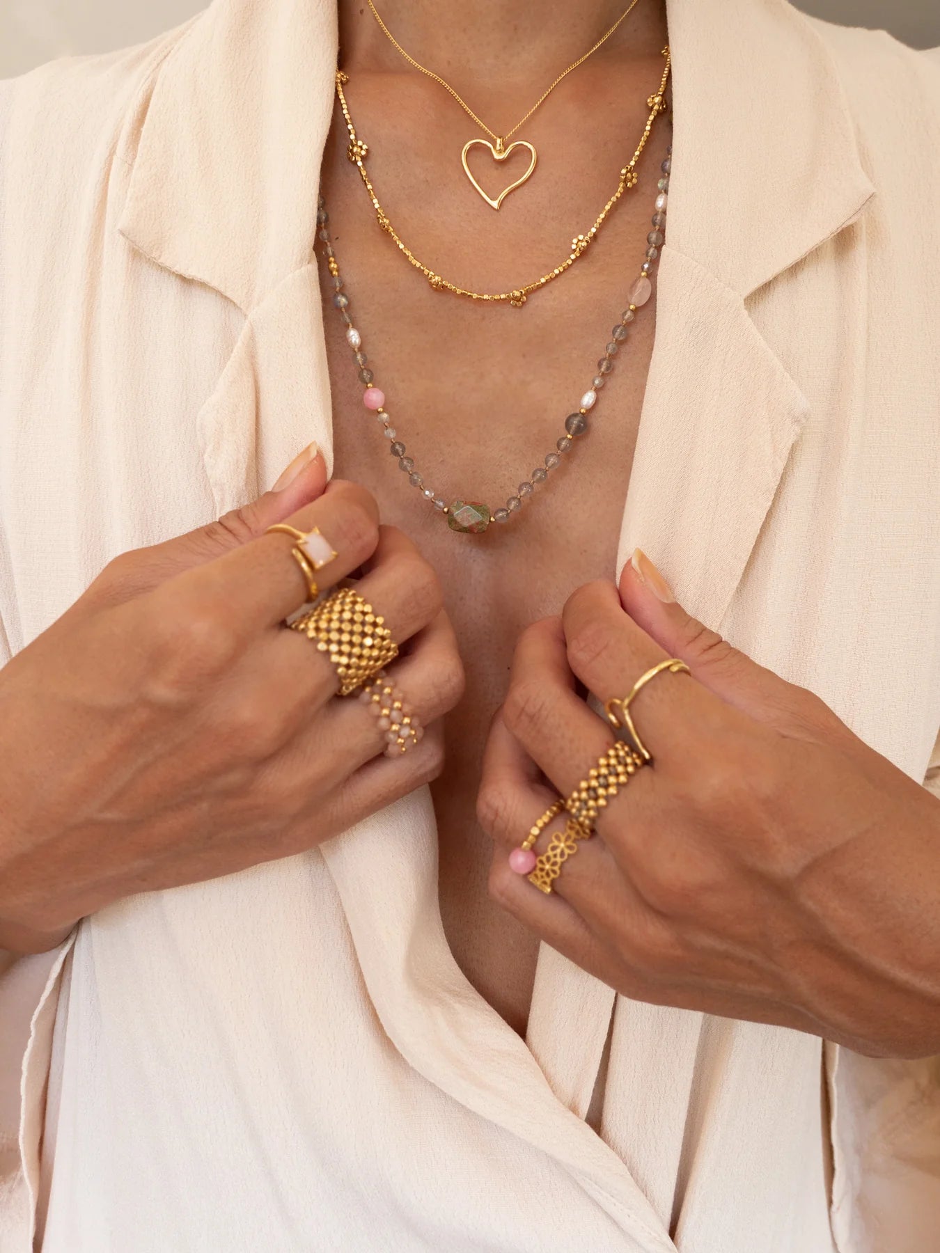 Gold Heart Necklace