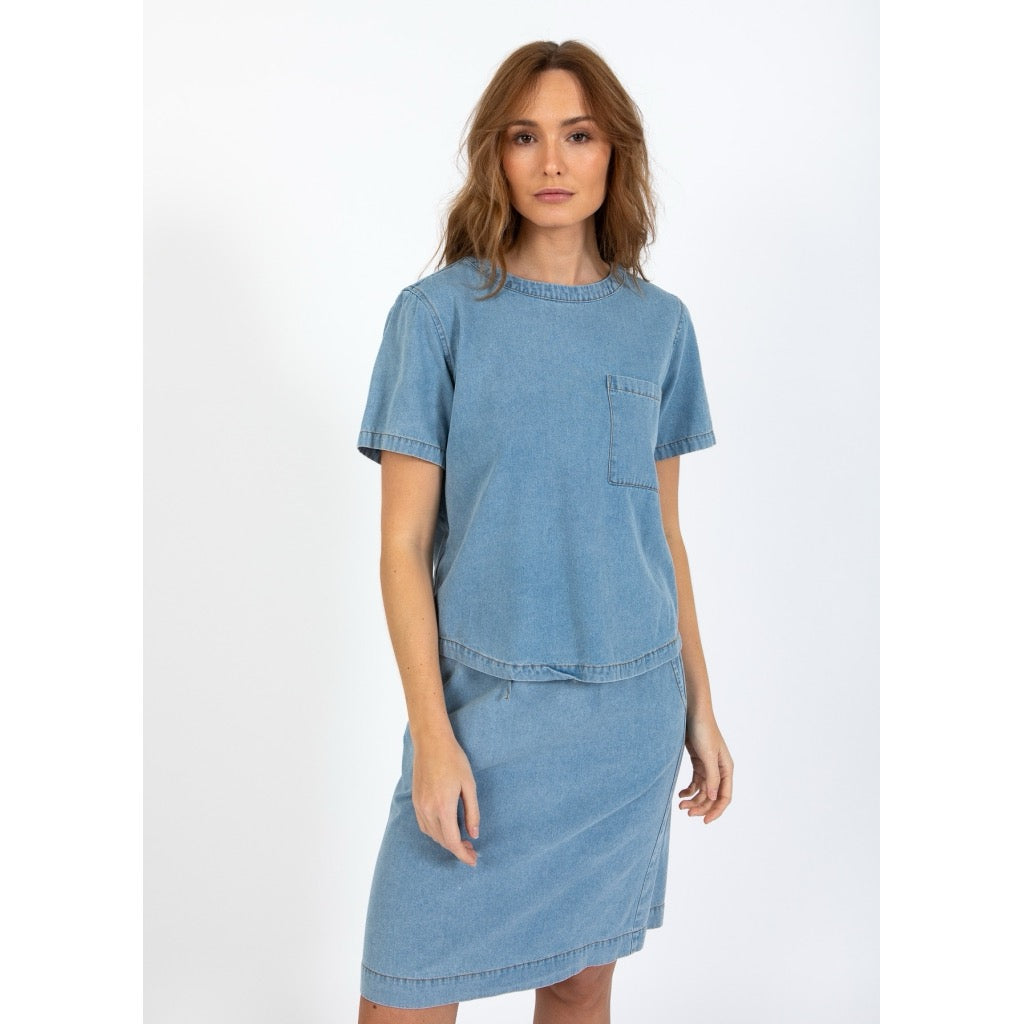 CC Heart ELLIS short denim shirt