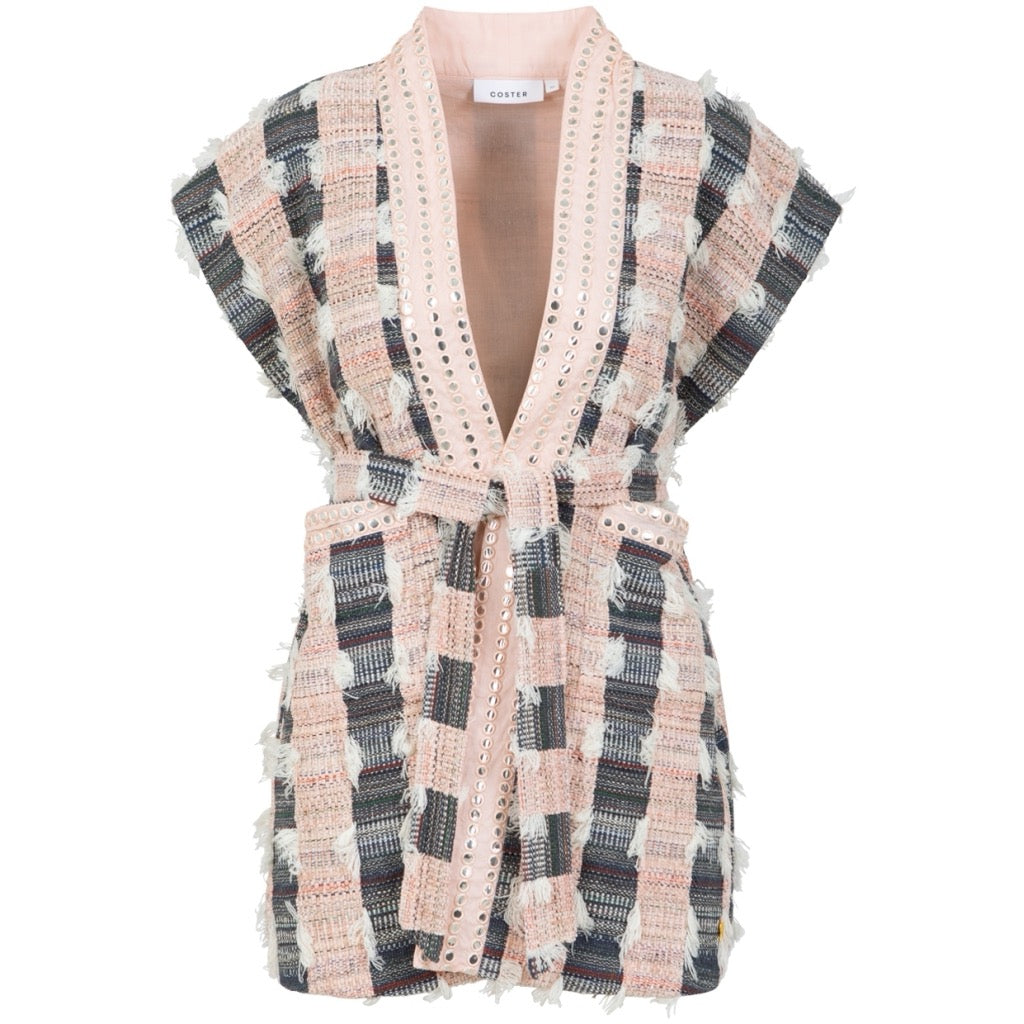Vest With Mirror Ribbons