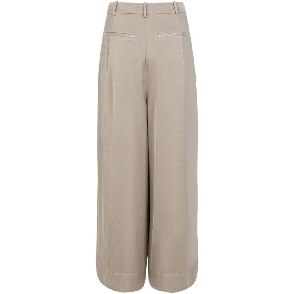 Shiny wide pants with high waist - PETRA fit