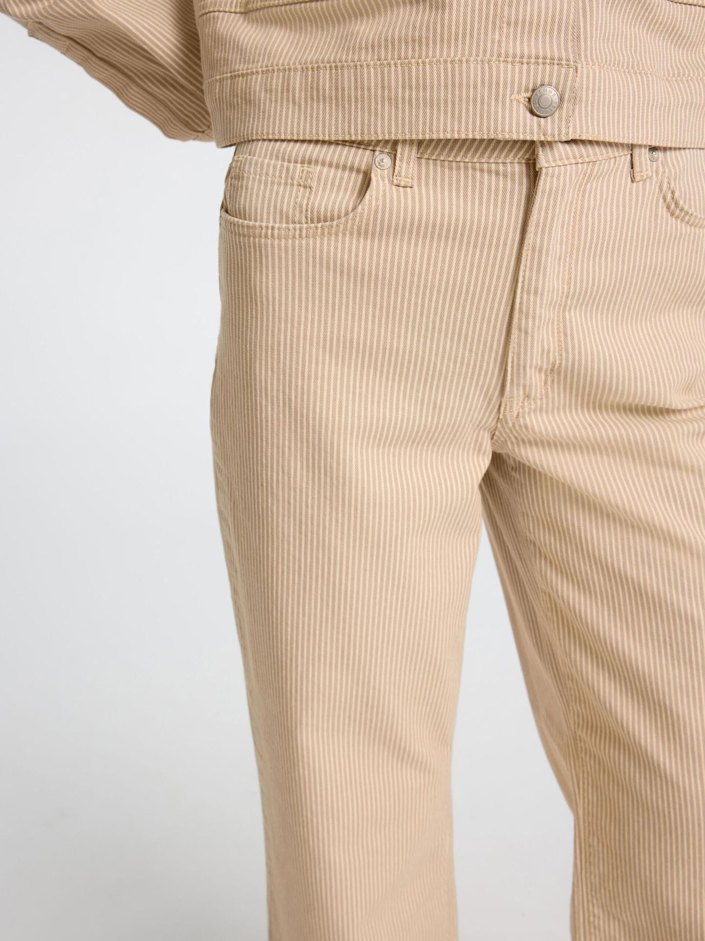 SLFALBA H W JEANS - ECRU