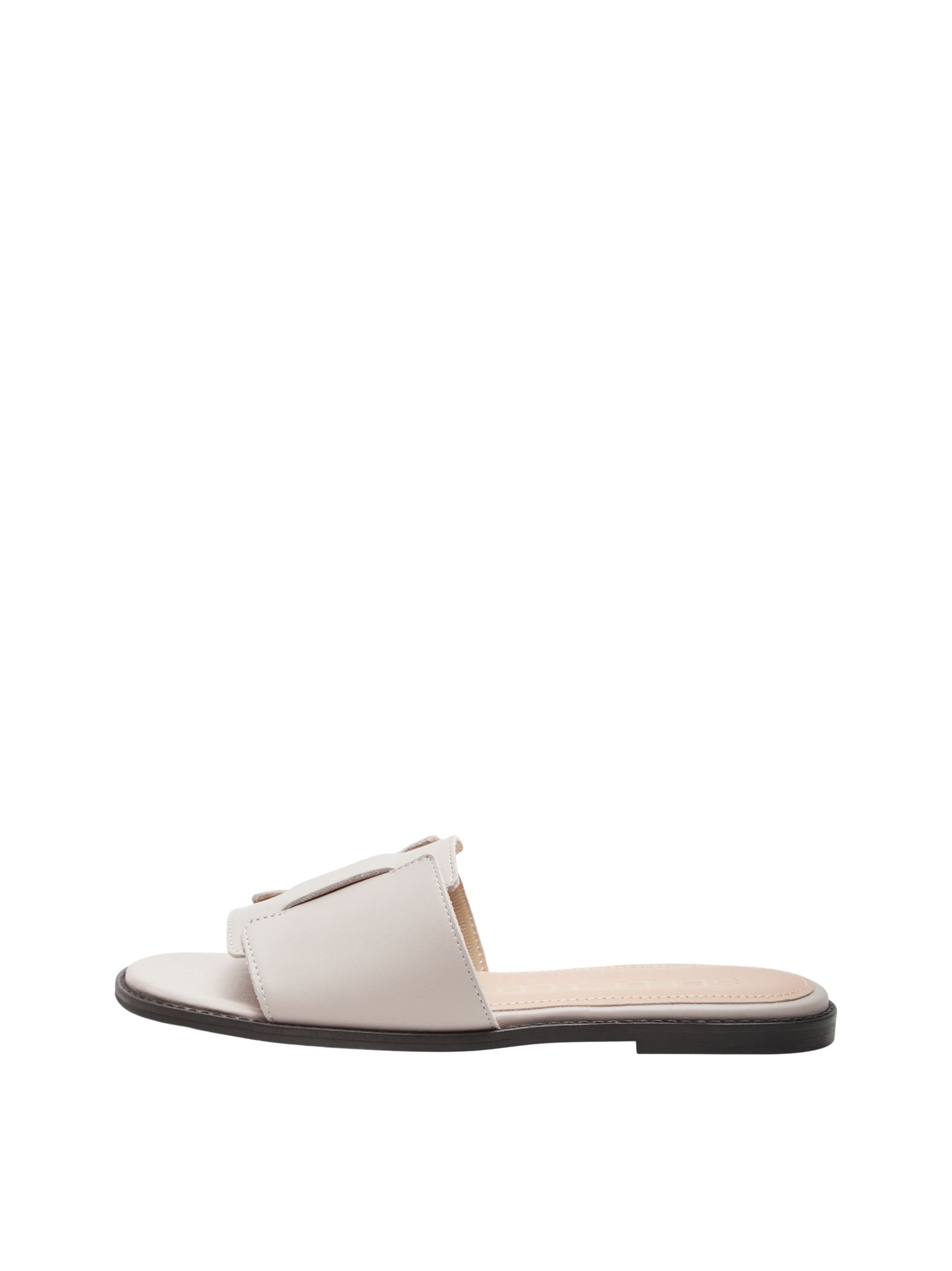 SLFISABELLA LEATHER SLIDER