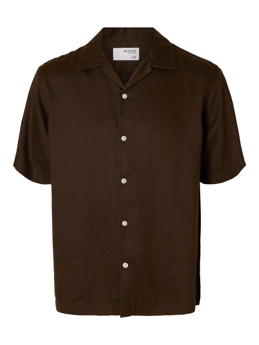 SLHREGNOA MIX SHIRT - Demitasse