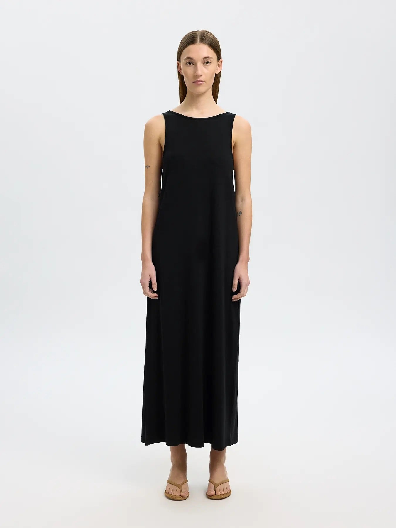 SLFANOLA SL LOW BACK ANKLE DRESS