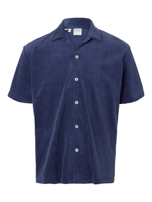 SLHRELAXTALON TOWEL SS JERSEY SHIRT