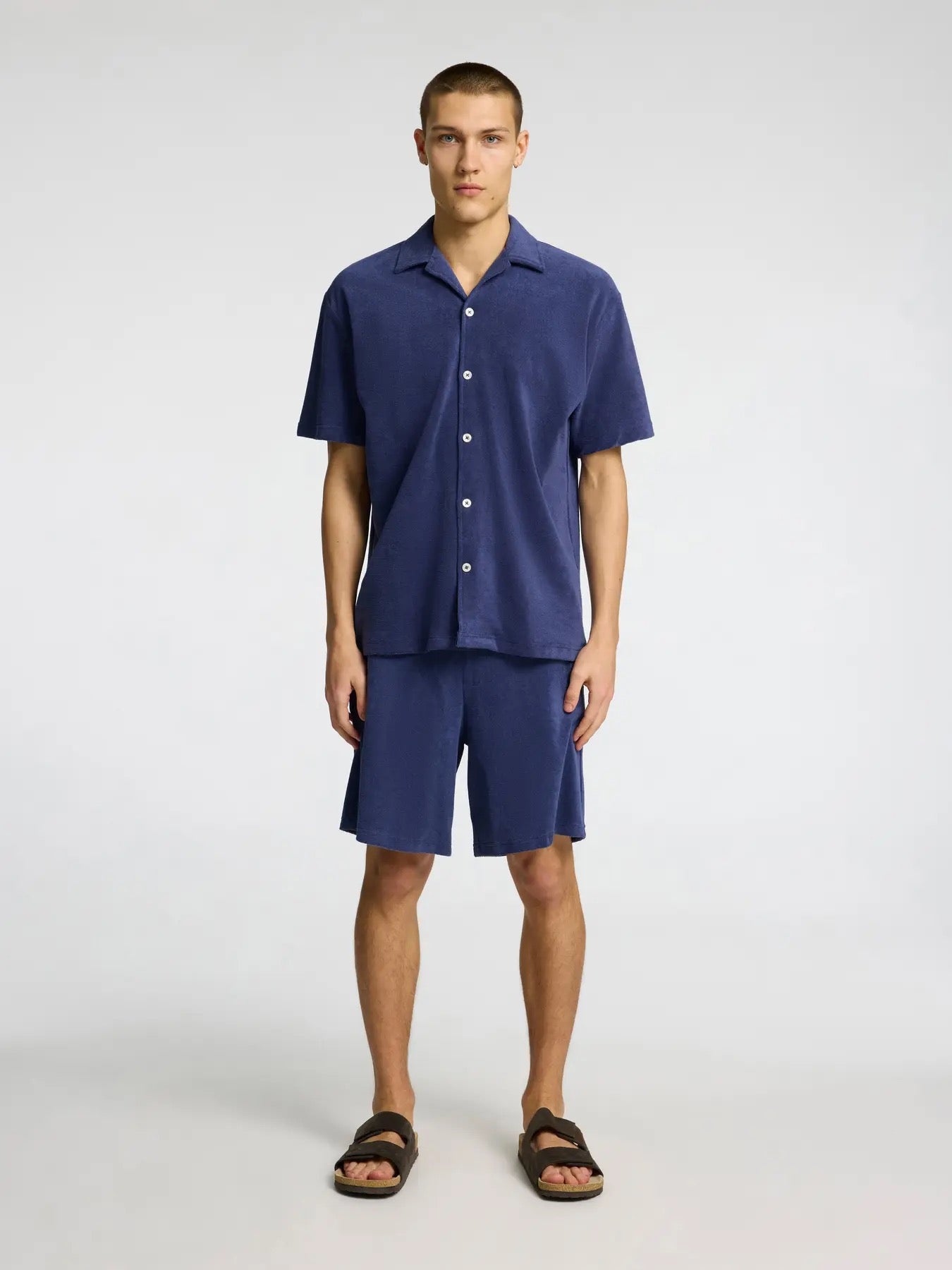 SLHRELAXATALON TOWEL SS JERSEY SHIRT