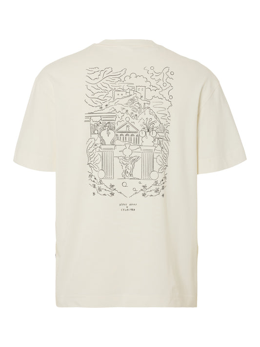 SLHRELAXNIC LICENSE SS O-NECK TEE