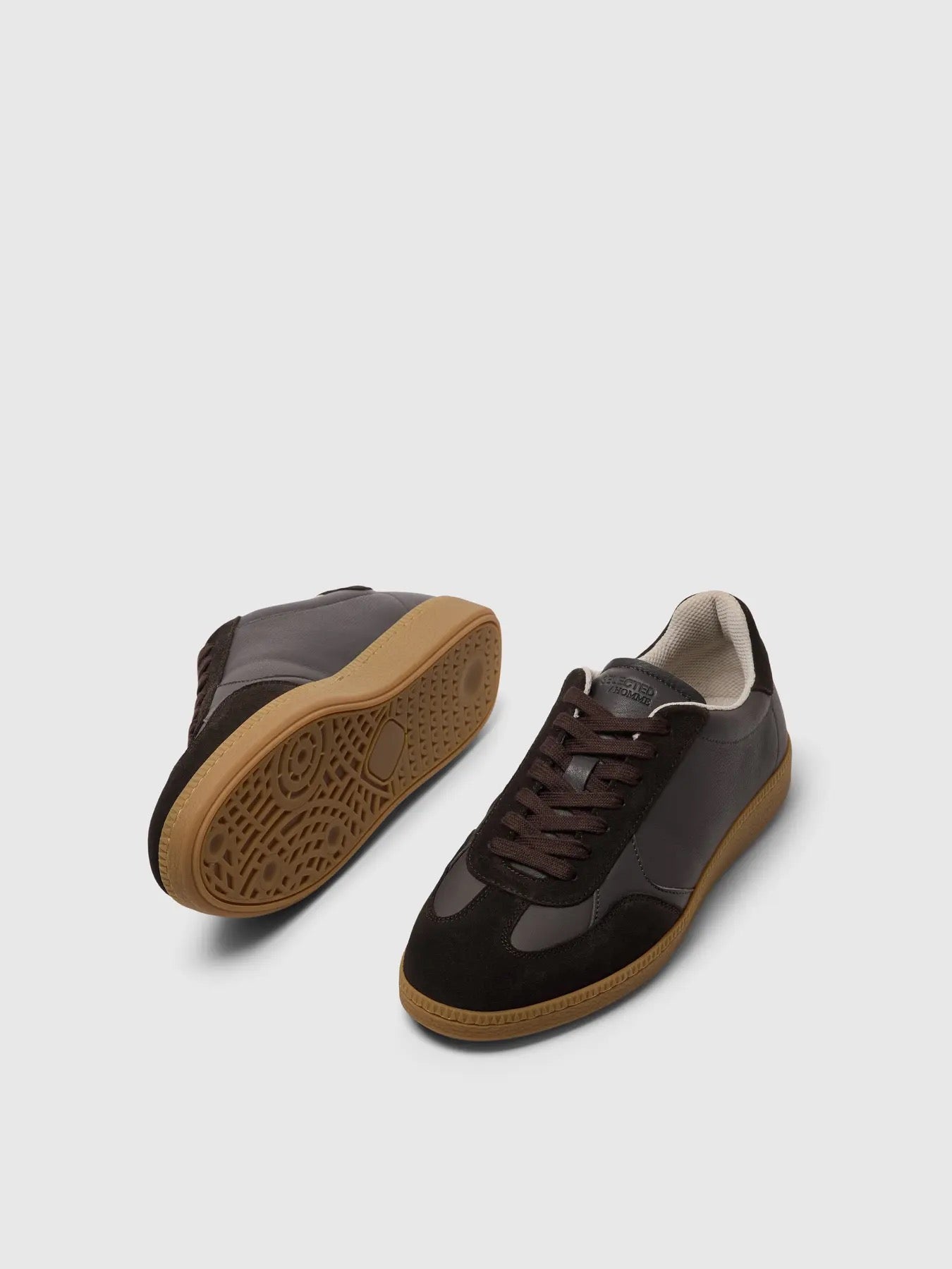SLHFINLEY MIX SNEAKERS - DEMITASSE