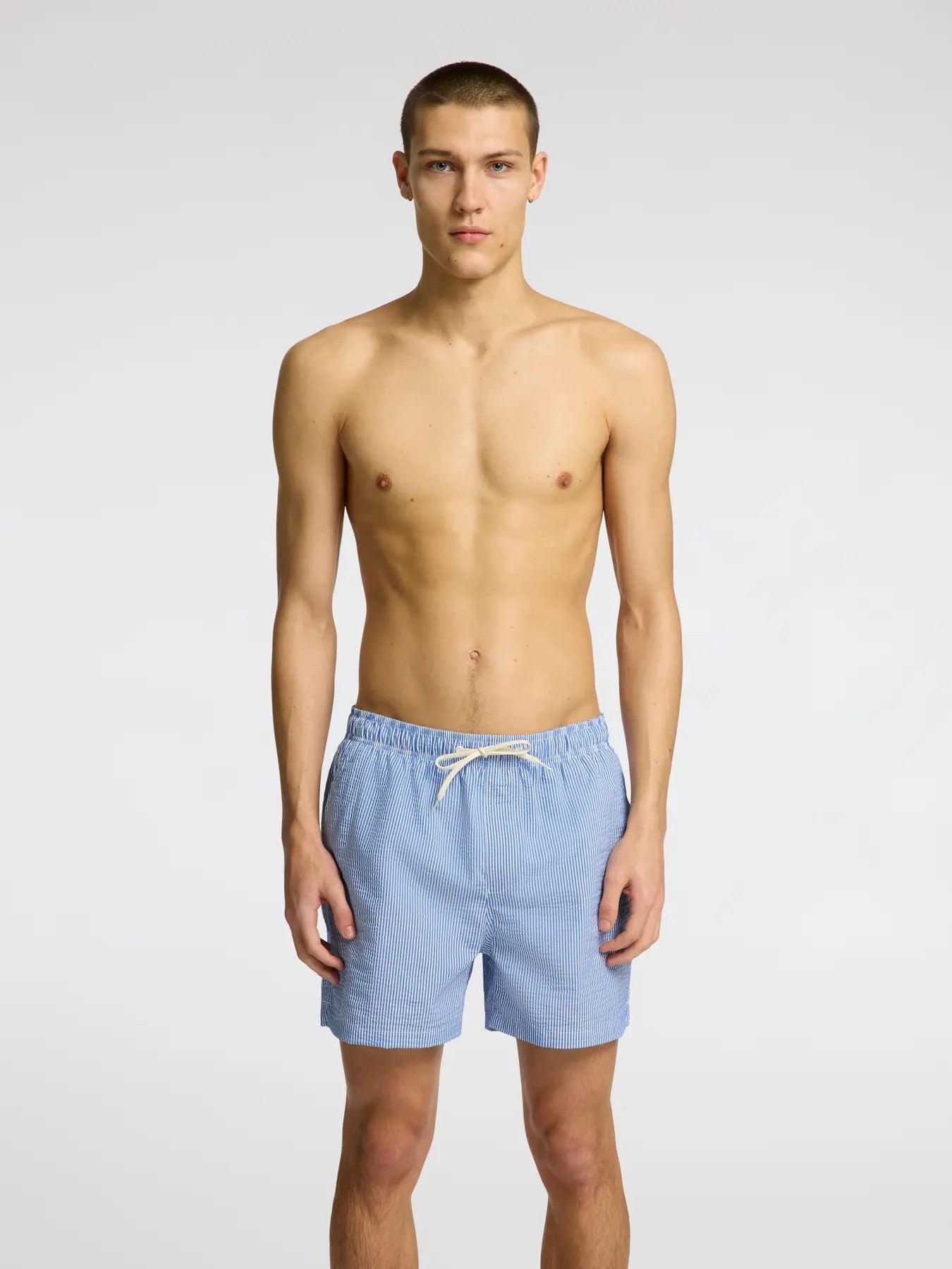 SLHCOOPER-SEERSUCKER SWIMSHORTS