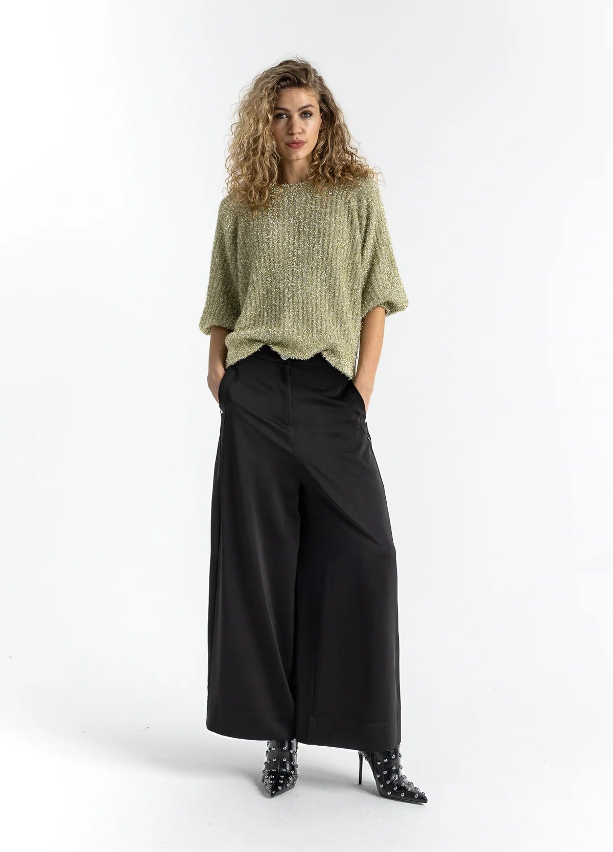 Lurex Knit - Champagne