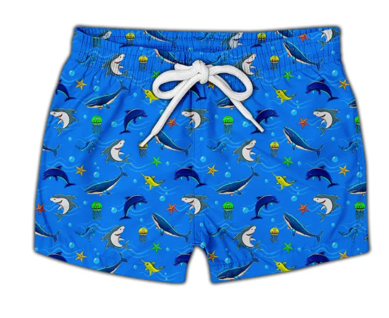 Children's Slipfree Swim Shorts - Olympos Sea Life