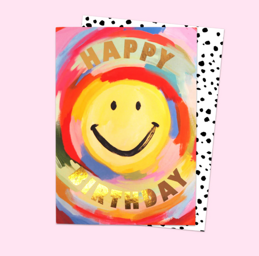 Rainbow Smiley Card