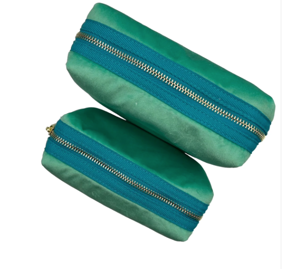 Marine Make-up Bag & Shell Pin