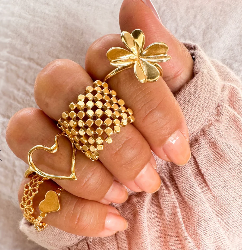 Gold Heart Ring