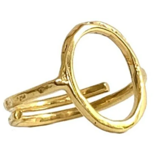 Gold Circle Ring