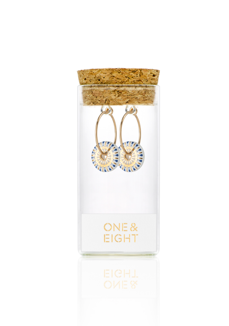 White Etta Earrings