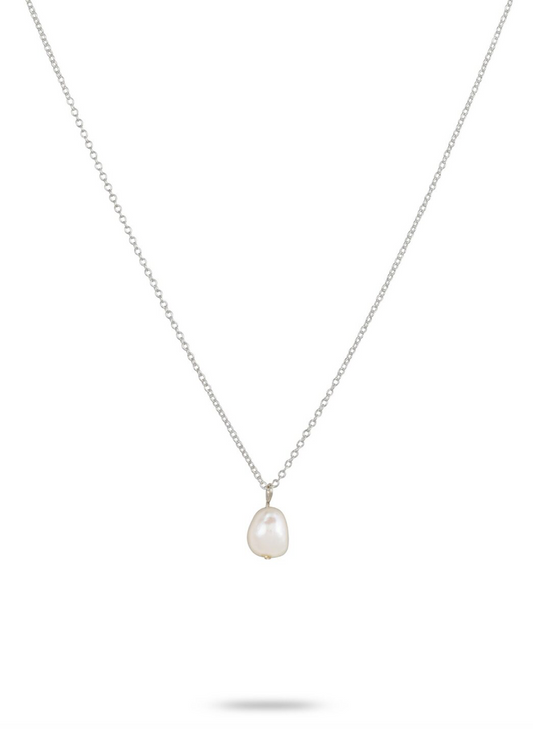 Pearl Silver Necklace