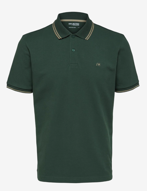 SLHDANTE Sports Polo - Trecking green