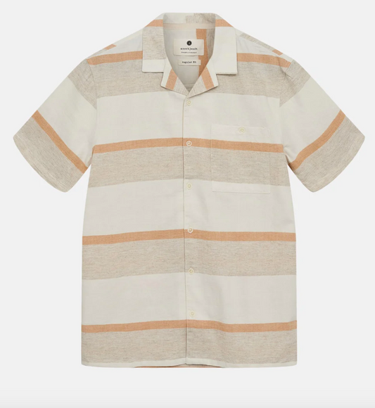 AKLEO Big Stripe Shirt - Tofu