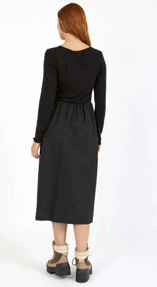 CC Heart Rylan Mix Dress Long Sleeve