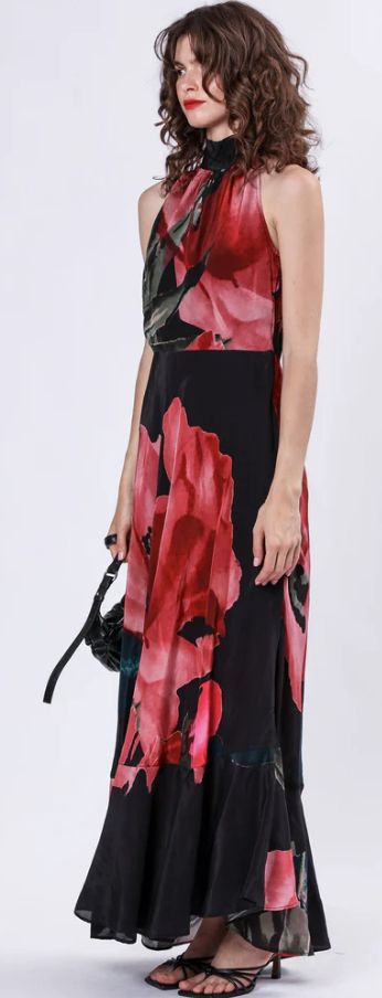 VALERIA MAXI DRESS (PRIME PINK) (POS)