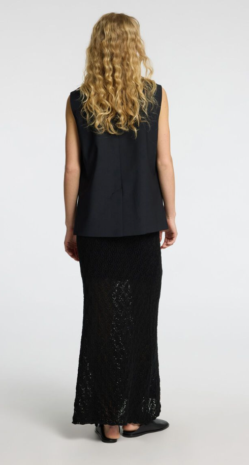 SLFNiva Knit Skirt - Black