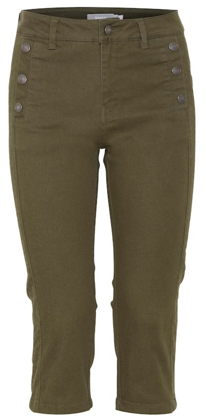 FRVOMAX Capri Trousers - Grass Green Mix