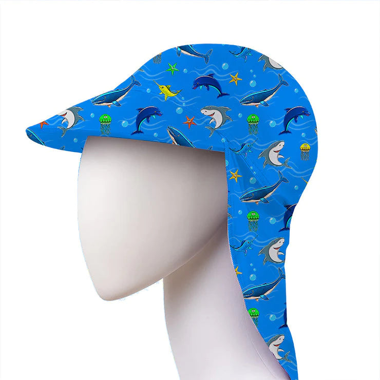 Slipfree Children's Swim & Sun Hat - Olympos Sea Life