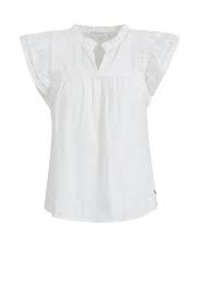 Top with Ruffels - Off White