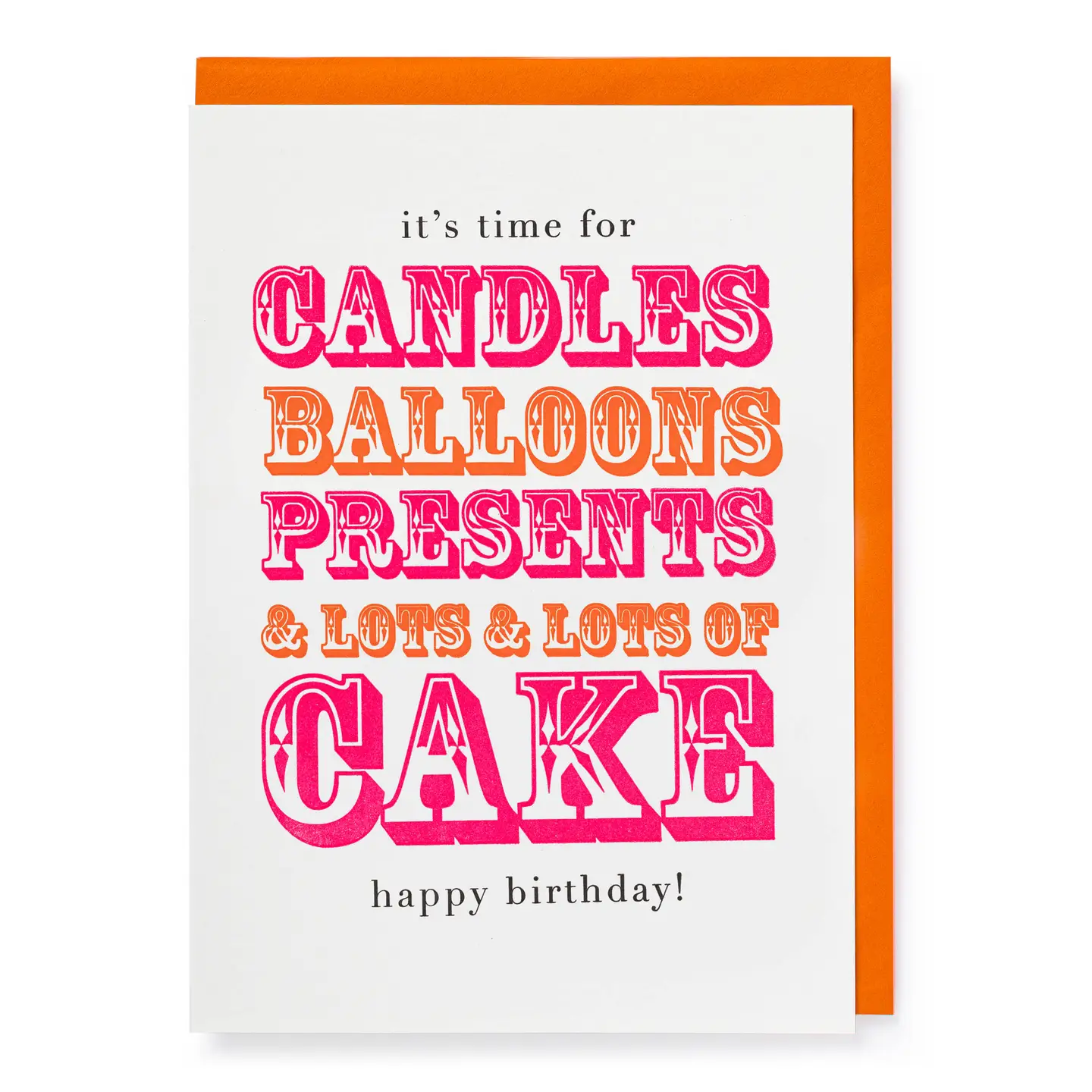 It's Time For Candles Card