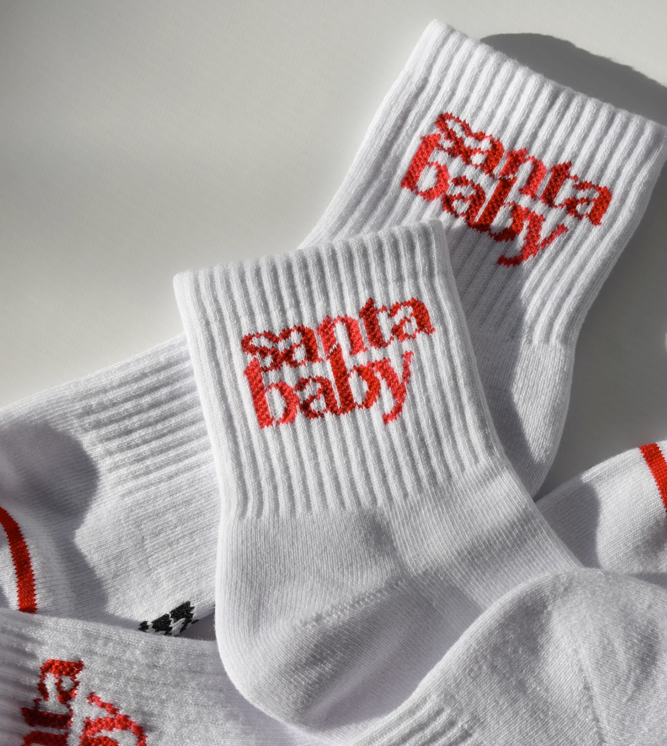 Santa Baby Mini Crew Socks