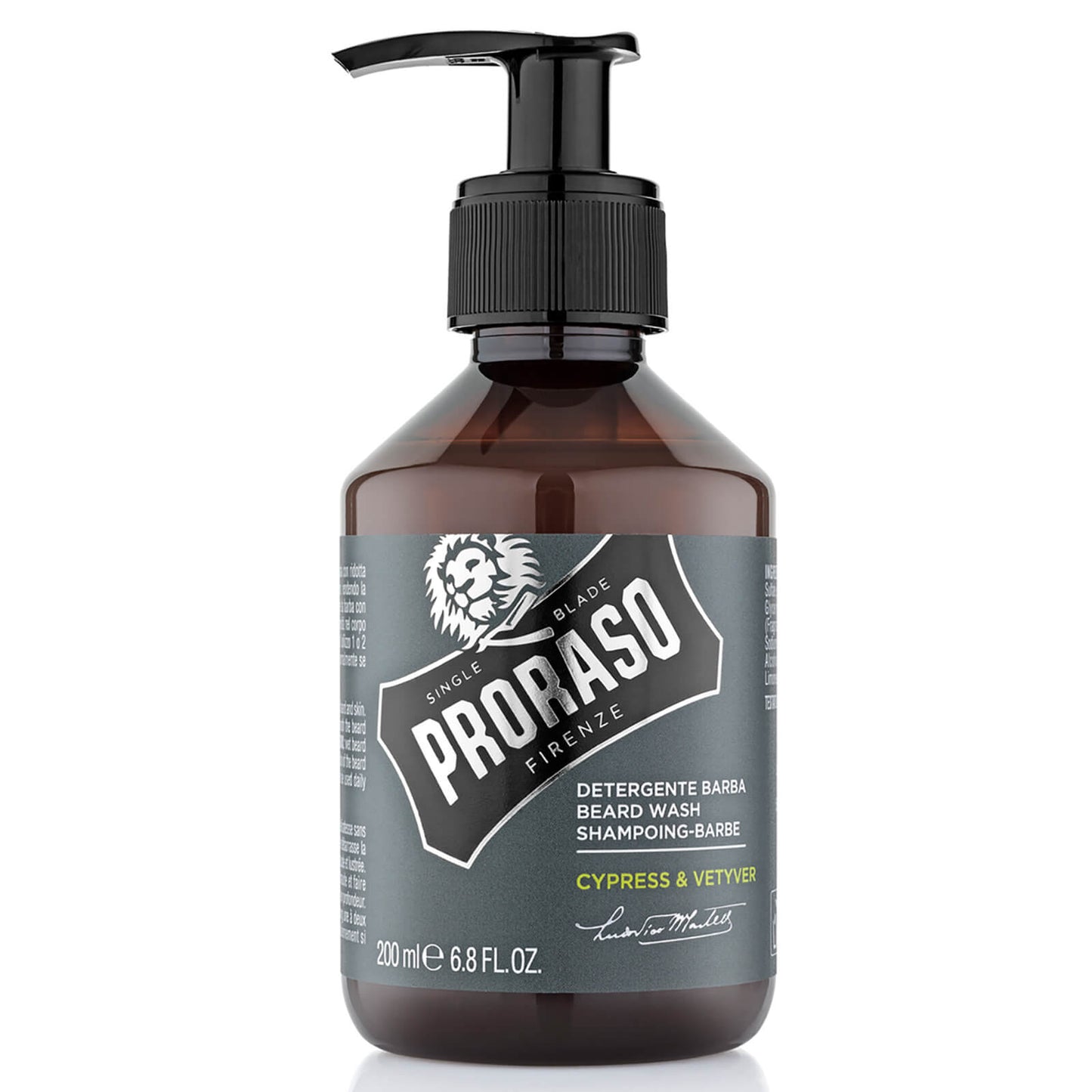 proraso cypress & vetyver beard wash