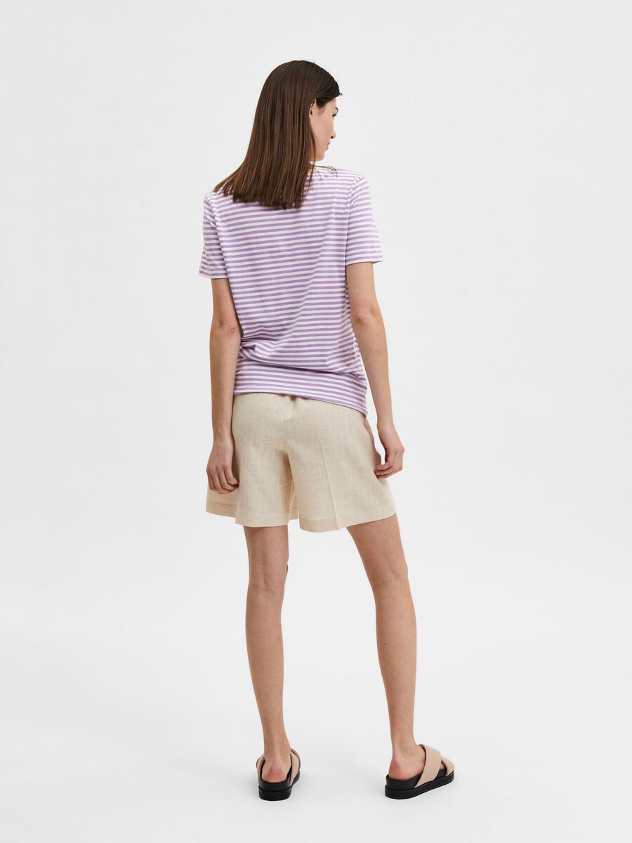 Purple Striped T-Shirt