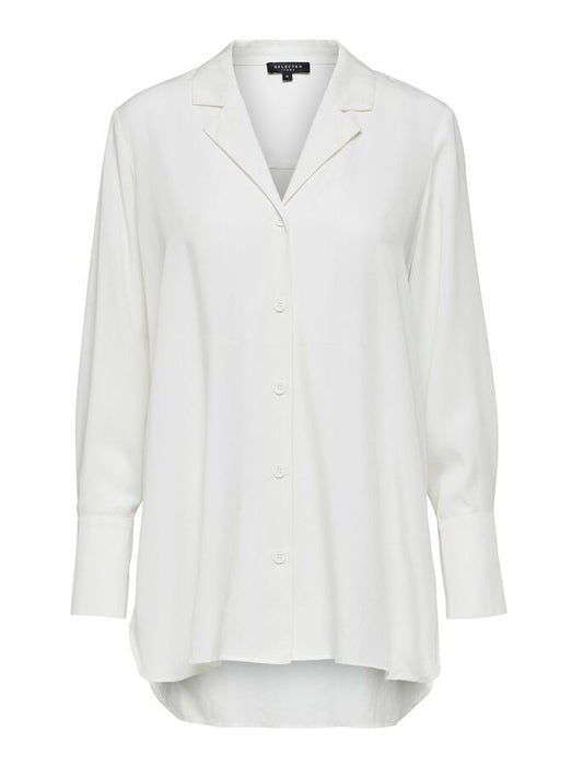 TENCEL LS SHIRT - White
