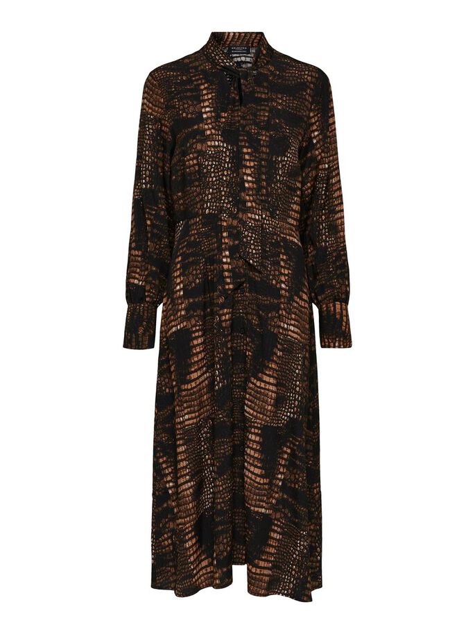 printed midi dress