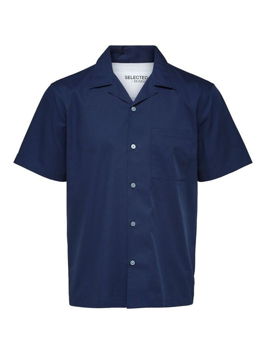 RELAX FIT RESORT SHIRT - PEACOAT