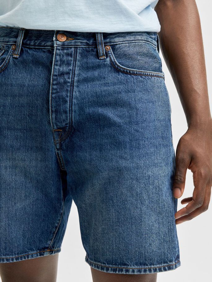 organic cotton comfort fit denim shorts